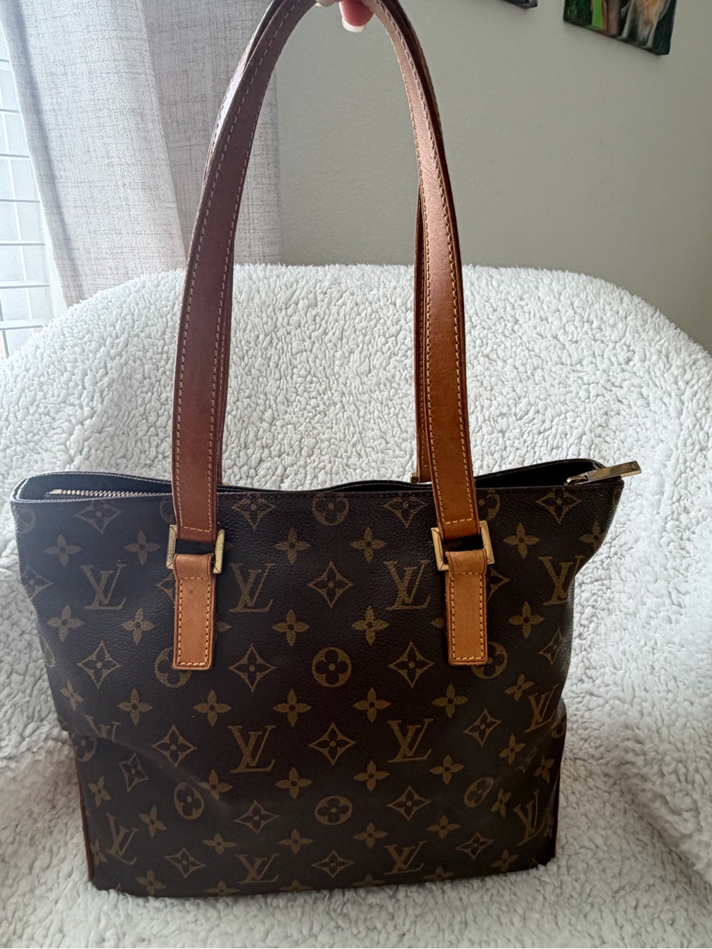 Louis Vuitton Monogram Piano Zip Tote + Coa